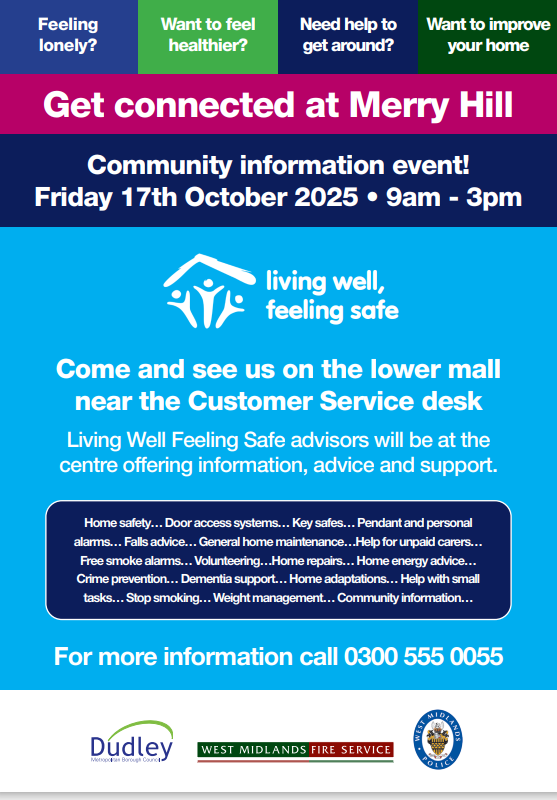 Get Connected at Merry Hill - Community Information Event